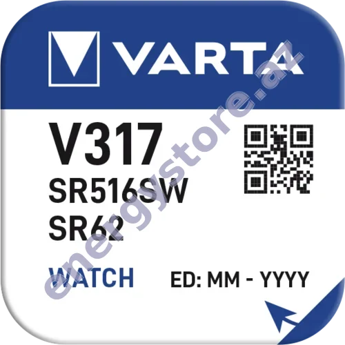 VARTA SILVER Coin V317 — V317 gümüş oksid batareya (00317)