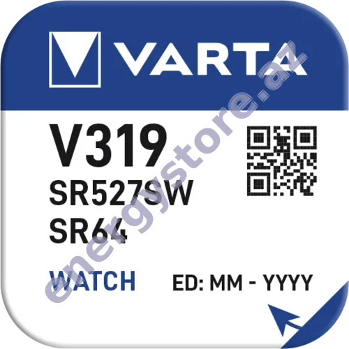 VARTA SILVER Coin V319 — V319 gümüş oksid batareya (00319)