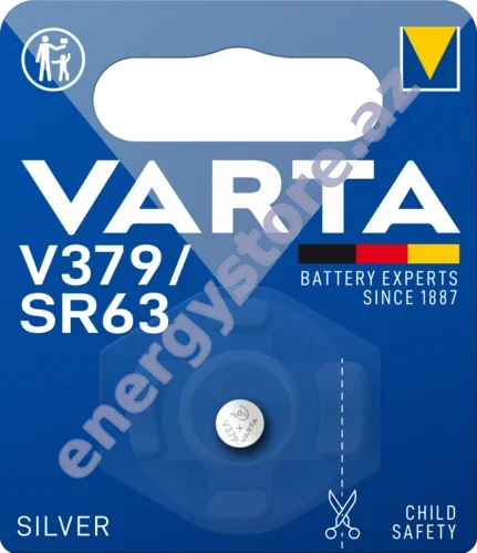 VARTA SILVER Coin V379 — V379 gümüş oksid batareya (00379)