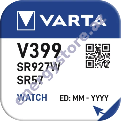 VARTA SILVER Coin V399 — V399 gümüş oksid batareya (00399)
