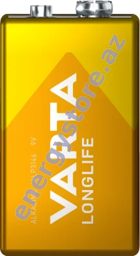 VARTA LONGLIFE 9V — 9V alkalin-manqan batareya (04122)