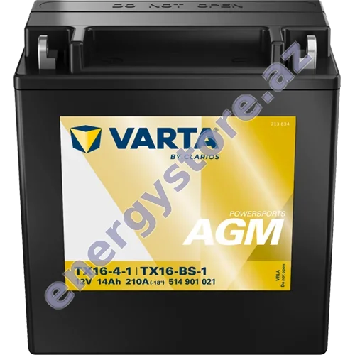 VARTA TX16-4-1 starter akkumulyatoru